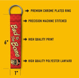 100 Kmph Bad to the Bone Key Chain