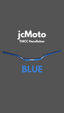 jcMoto THICC BAR 28mm - Handlebar - Direct Fit on RE Himalayan 450 - Blue