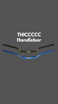 jcMoto THICC BAR 28mm - Handlebar - Blue