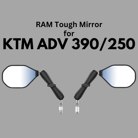 RAM Tough Mirrors for KTM Adventure 390 / 250