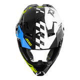 Axxis Wolf Racon Blue Motocross Helmet