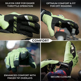 ROOST v2 Offroad Motorcycle Gloves Black