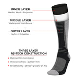 Viaterra Randy Sun- Merino Wool Waterproof Knee High Socks