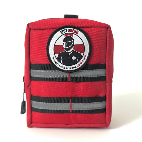 MotoresQ Max Trauma First Aid Kit - Red