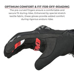 ROOST v2 Offroad Motorcycle Gloves Black