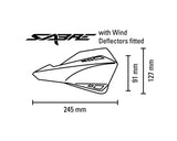 BarkBusters Sabre MX Enduro Handguards Black