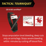 MOTORESQ GO Trauma First Aid Kit - Black - Tourniquet