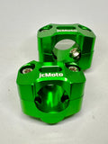 jcMoto Handlebar Size Converter 22mm to 28mm - Universal - Green