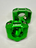 jcMoto Handlebar Size Converter 22mm to 28mm - KLX 230 Indian and KLX 230 CKD - Green