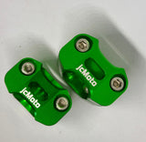 jcMoto Handlebar Size Converter 22mm to 28mm - Universal - Green