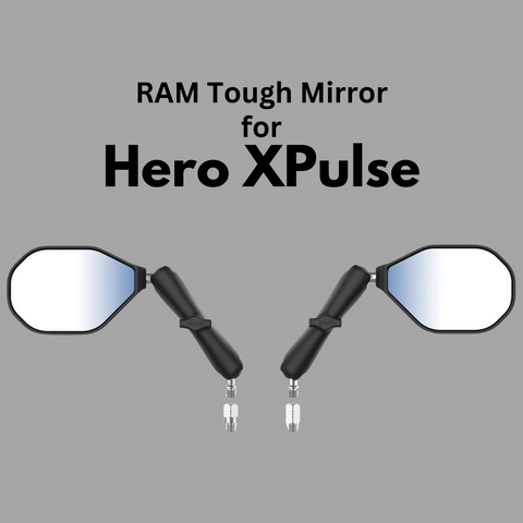 RAM Tough Mirrors for Hero XPulse 200