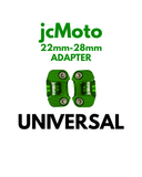 jcMoto Handlebar Size Converter 22mm to 28mm - Universal - Green
