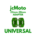 jcMoto Handlebar Size Converter 22mm to 28mm - Universal - Green