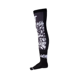 Knee Brace Socks Black/White