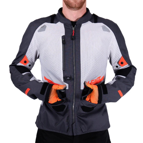 Leatt ADV FlowTour 5.5 Jacket - Iron – Fynx Moto