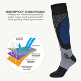Viaterra Randy Sun Waterproof Socks Knee High X-217 Gray/Blue