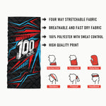 100 Kmph Bandana Logo