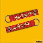 100 Kmph Bad to the Bone Key Chain