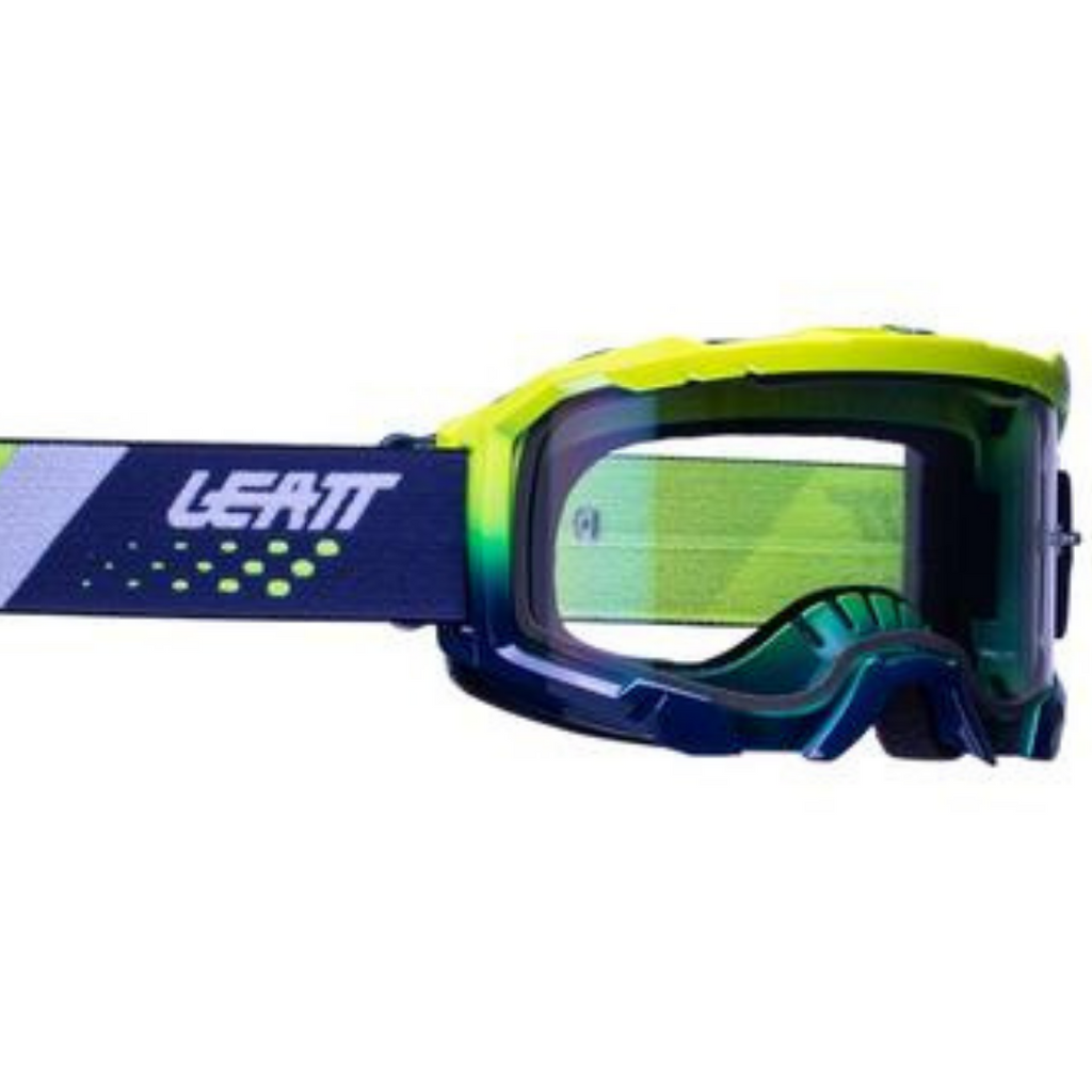 Leatt Goggle Velocity 4.5 Neon Yellow Purple 78% – Fynx Moto