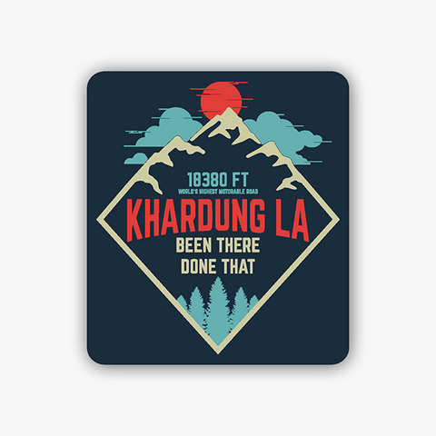 100 Kmph Khardung La Sticker