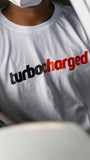 100 Kmph T-Shirt Turbocharged White